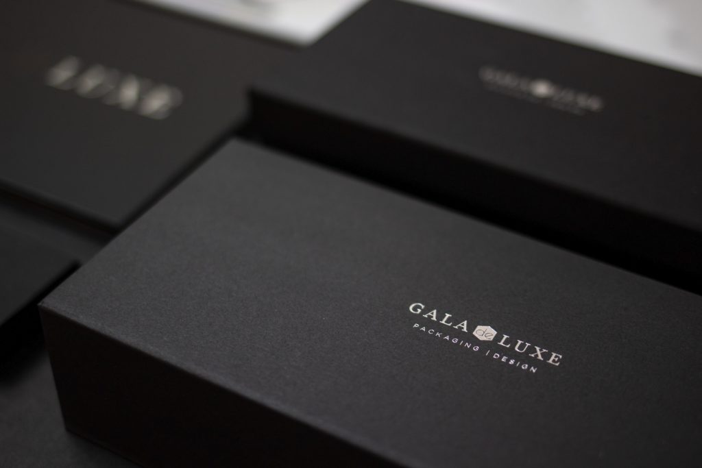 GALA de LUXE Luxury Packaging Samples